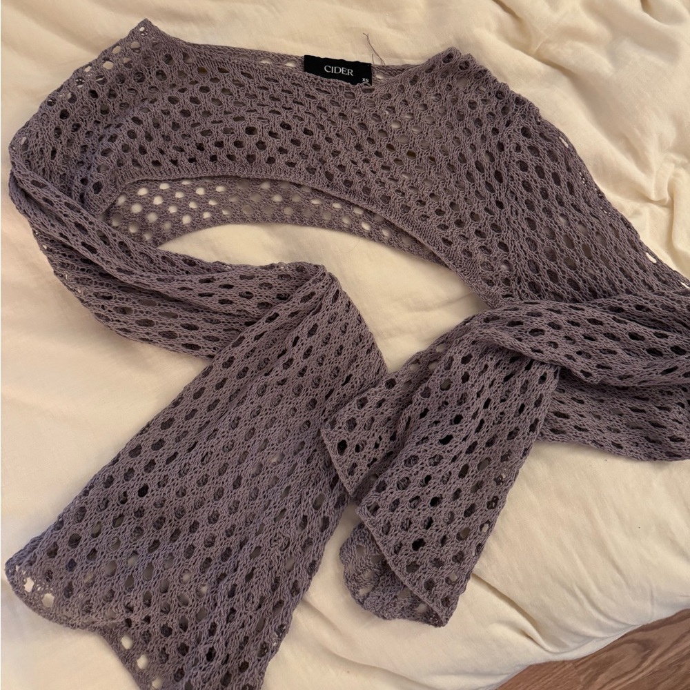 Cider cropped sweater